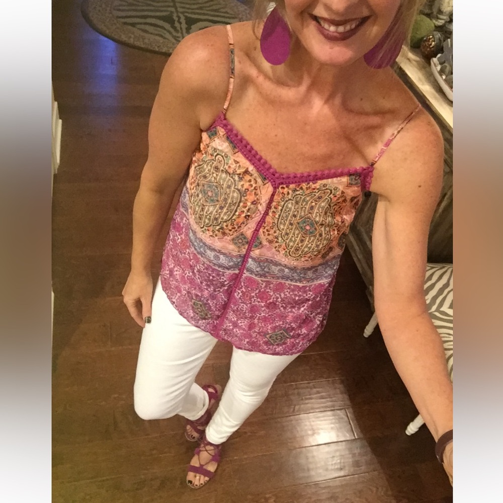 Diba Magenta Suede Sandal